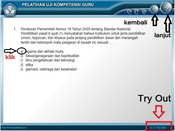 Media Pelatihan Uji Kompetensi Guru UKG