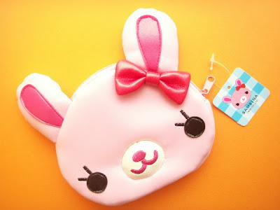 Kawaii Cute Bunny Pouch Pink Purse Harajuku Style Japan