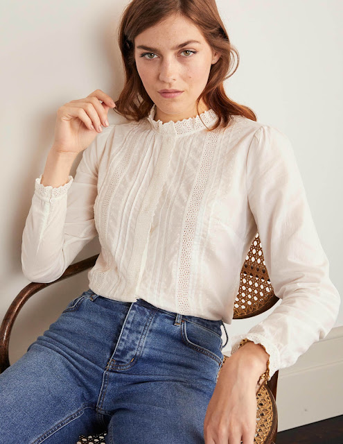 Boden romy broderie shirt