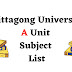 CU A Unit Subject List - BNTW