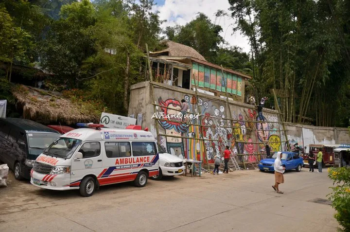 Tamawan Village Graffiti Mural Behind the Scenes