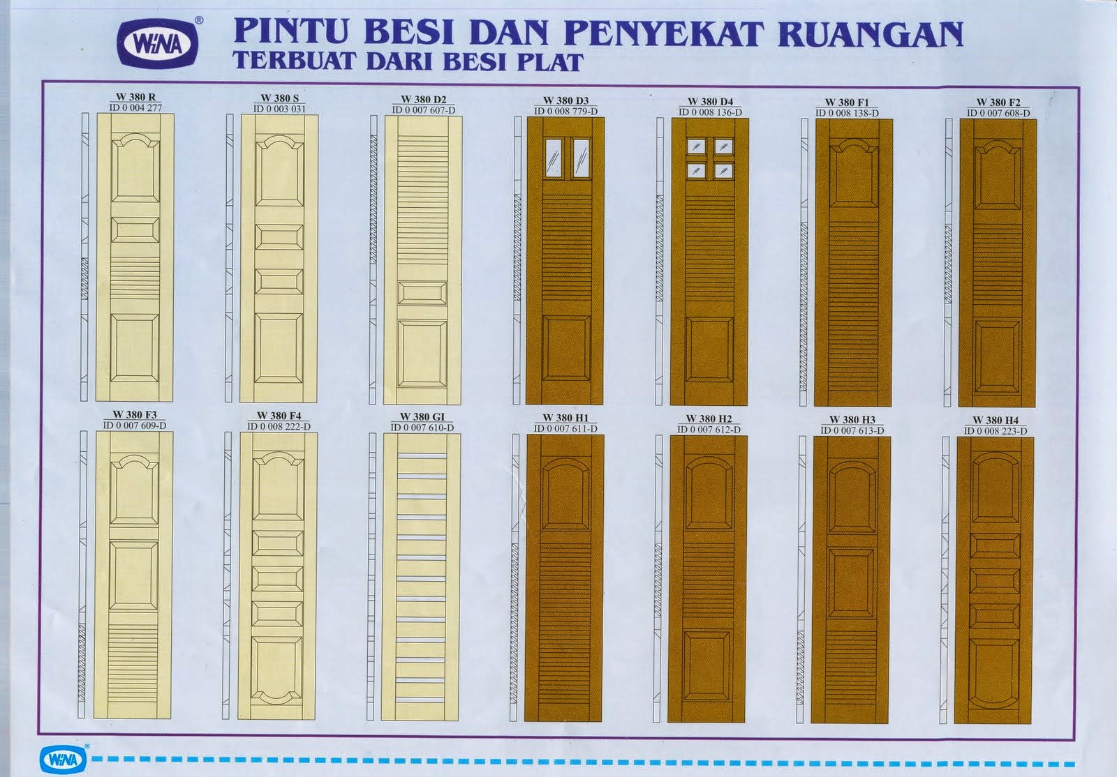  PINTU BESI TUNGGAL KUPU TARUNG SECURITY DOOR PUSAT 