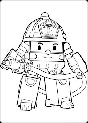 gambar robot pemadam robocar poli