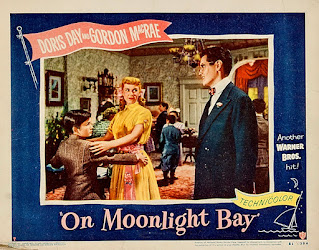 ON MOONLIGHT BAY. Lobby Card: 35,5 x 28 cms. Estados Unidos. A LA LUZ DE LA LUNA. On Moonlight Bay. 1951. Estados Unidos. Dirección: Roy Del Ruth. Reparto: Doris Day, Gordon MacRae, Jack Smith, Leon Ames, Rosemary DeCamp, Mary Wickes, Ellen Corby, Billy Gray, Henry East, Jeffrey Stevens, Eddie Marr.