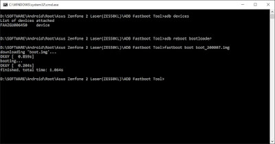 Root Asus Zenfone 2 Laser ZE550KL dan Unlock Bootloader