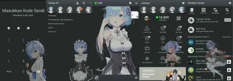 Download Tema Line Anime Rem Re: Zero 