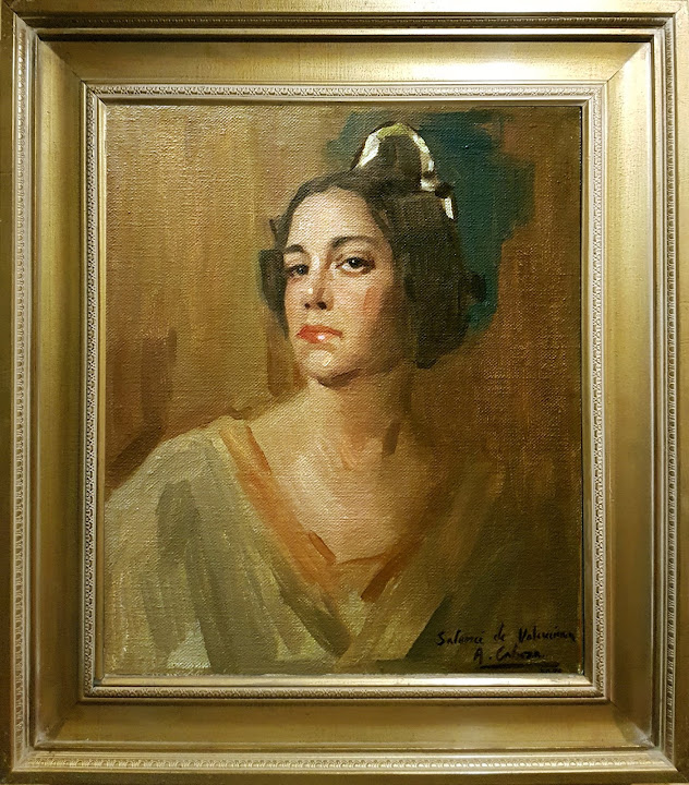 Pintor Alejandro Cabeza, Salomé de valenciana, Pintor Retratista, Alejandro Cabeza, Pintura española, Retratista español, Pintores Valencianos, Pintura Costumbrista Valenciana, Retrato de Valenciana, Escena Valenciana, Labradora Valenciana, Pintor Valenciano, Valencianas Pintadas, Pintura costumbrista, Fallera Valenciana, Impresionismo Valenciano, Valencianas en Pintura, Salomé Guadalupe Ingelmo, Joaquín Sorolla, Ignacio Pinazo, Museo de Bellas Artes de Valencia, Lucia Cordon Compañ, Cecilio pla