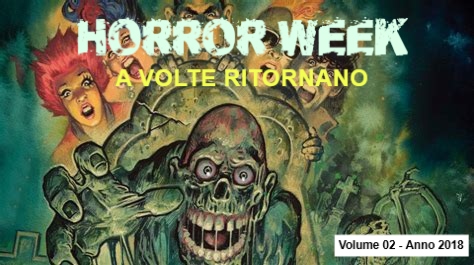 horror week volume 2 paura mostri cinema splatter film creature zombie