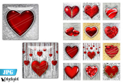 Valentine Heart 3D Printable Hearts