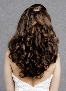 wedding hairstyles down curly