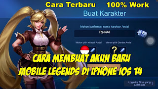 Cara Membuat Akun Baru Mobile Legends Di Iphone IOS 14