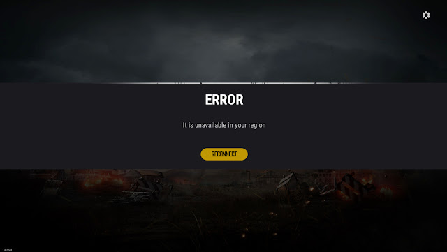 Error "It Is Unavailable In Your Region" PUBG Lite PC