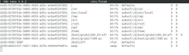 Auto Monting NTFS di Linux