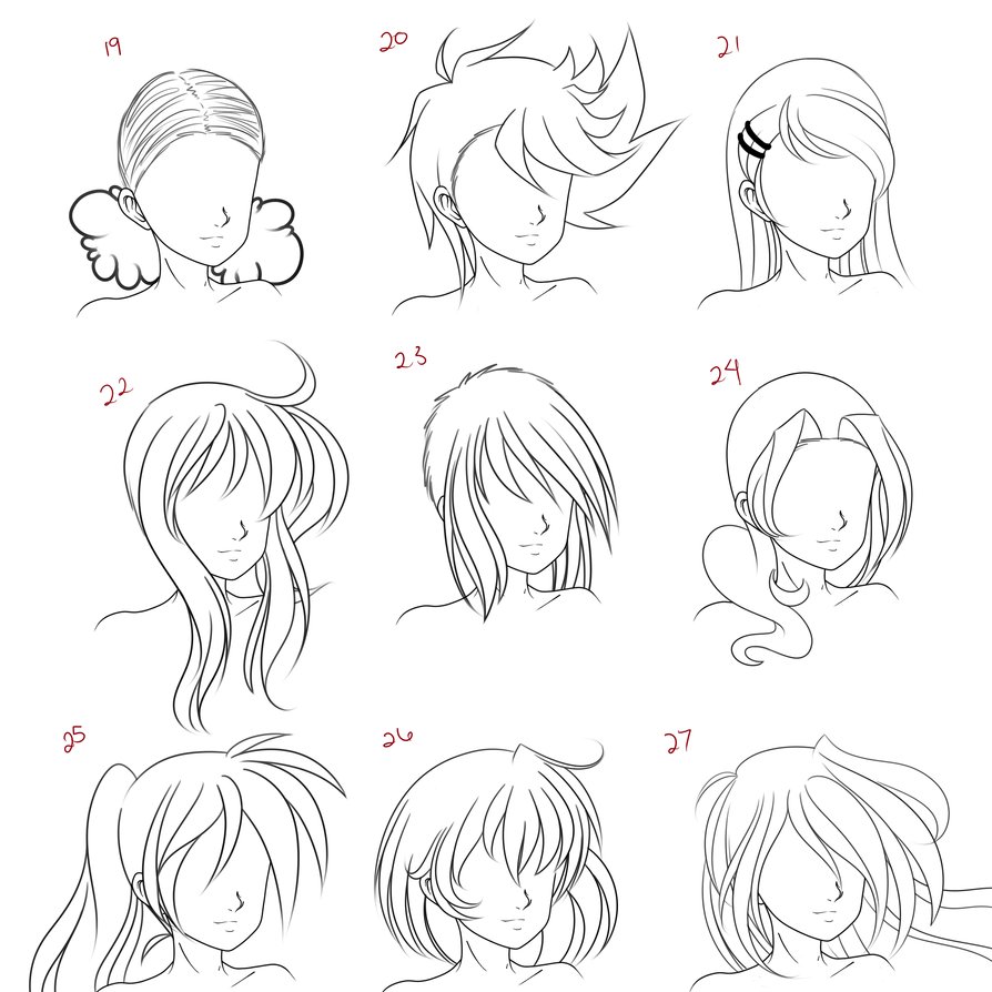 Cute Anime Hairstyles ~ trends hairstyle