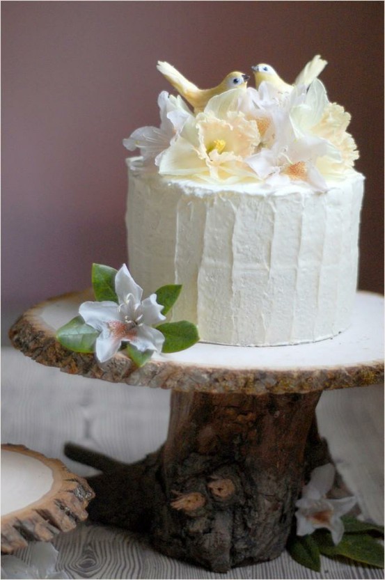Here are several DIY ideas to get you started DIY Rustic Wedding Cake Stand