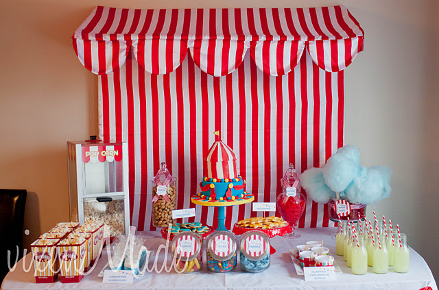 Vixen Made this lovely kids circus party .
