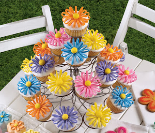 Cupcakes Decorados con Flores