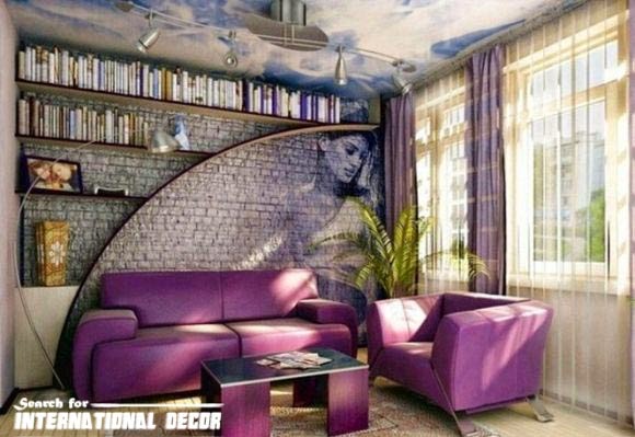 Top trends of decorative stone  wall  for living  room 