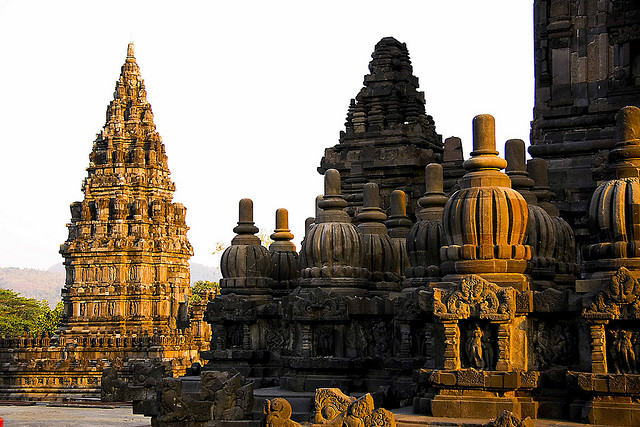 As belezas do Templo Prambanan