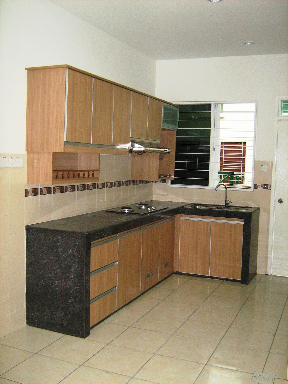 Kabinet Dapur Kayu  Pine Desainrumahid com