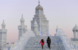 One of four largest Harbins of World at Sapporo Snow Festival