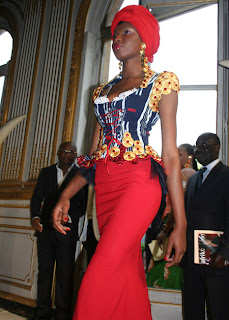 Modeles en Gilles toure- mode Africaine