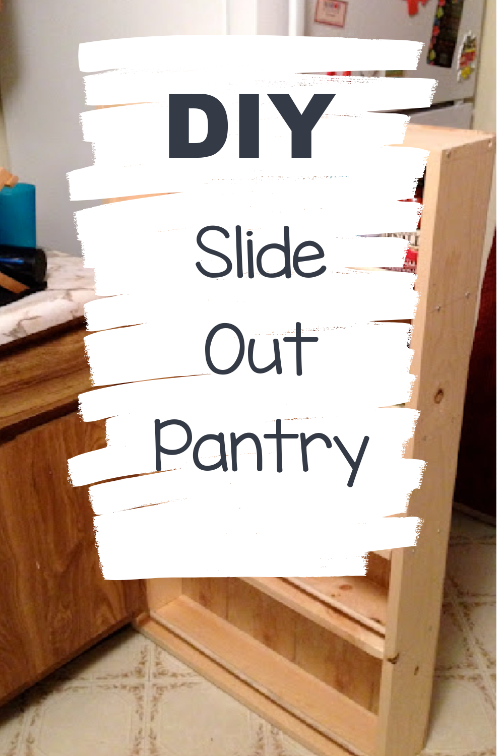 Build a DIY Slide Out Pantry