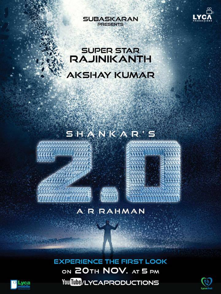 Akshay Kumar, Amy Jackson, Rajinikanth New Upcoming 2016 movie Robot 2 latest poster release date star cast