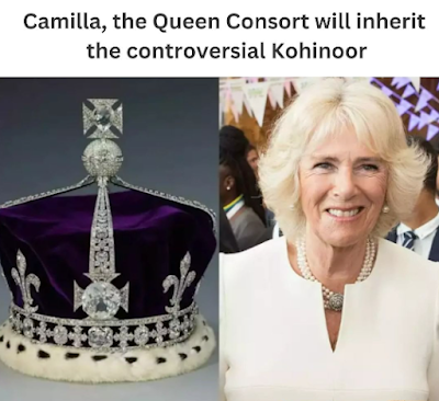 Camilla to inherit Konihoor Crown