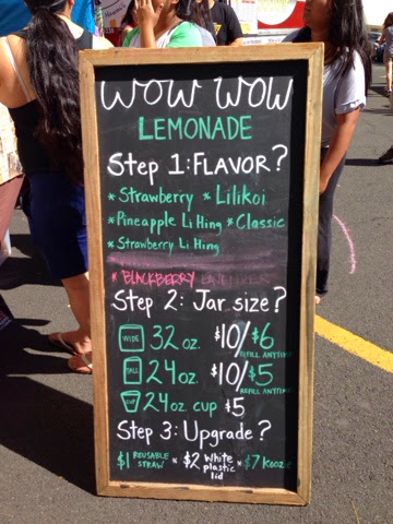 Hawaii Mom Blog Wow Wow Lemonade At Pearlridge Farmers Market