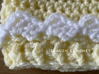 How to add a crochet ruffle edging to diaper cover