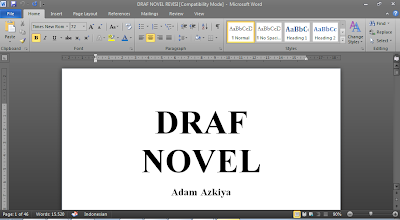 Novel Adam Azkiya Microsoft Word