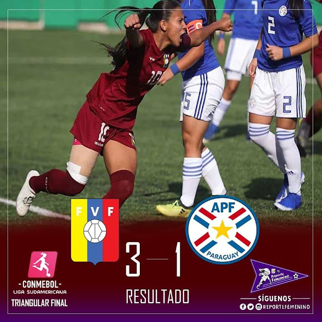 VINOTINTO: Apureña Yerliane Moreno aportó un gol en victoria de la Vinotinto Sub 19 a Paraguay