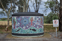 Painted Water Tanks in Yarragundry by Owen Lysons