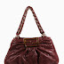 Fendi Handbags Dark Purple Leather 8BR615