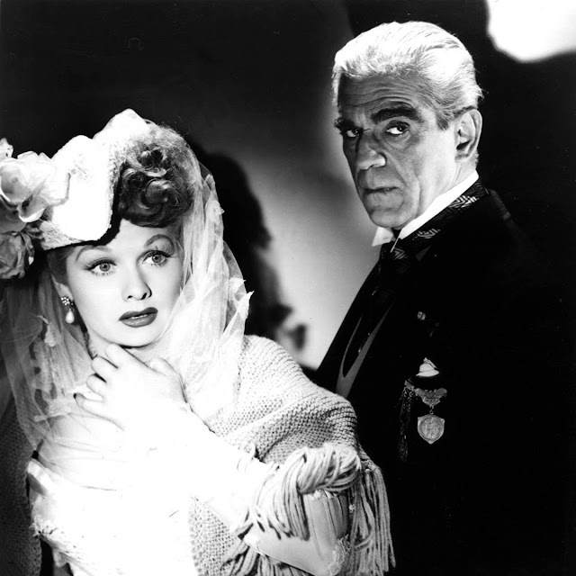 1947. Lucille Ball, Boris Karloff - Lured