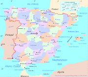 Mapa de España Imagen. Spain is amid in southwestern Europe. (mapa de espaã±a)