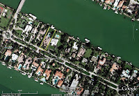 Al Capone home in Miami Beach - arial view