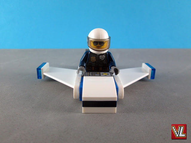 Set LEGO City Magazine Gift 951901 Police Officer and Jet (Polícia e minijato)