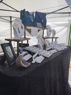 custom jewelry and leather handbags from Ambrosia at Sioux City ArtSplash Festival