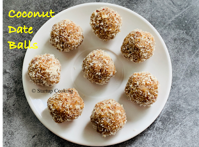 coconut date balls