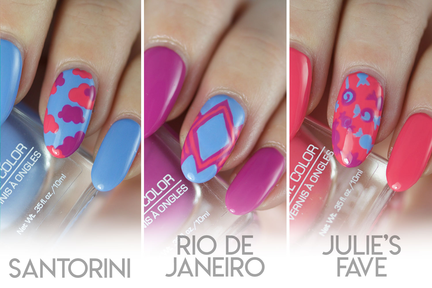 The Daily Nail, Jesse's Girl, Julie G, Spring Trio