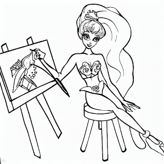 Nossos Desenhos da Barbie para Colorir são perfeitos para crianças e adultos que adoram essa boneca icônica.