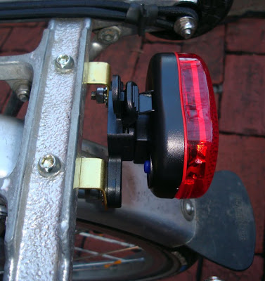 side view tail light Brompton bike blinkie