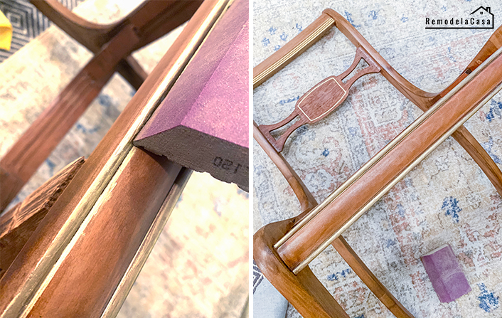 Duncan Phyfe chair makeover