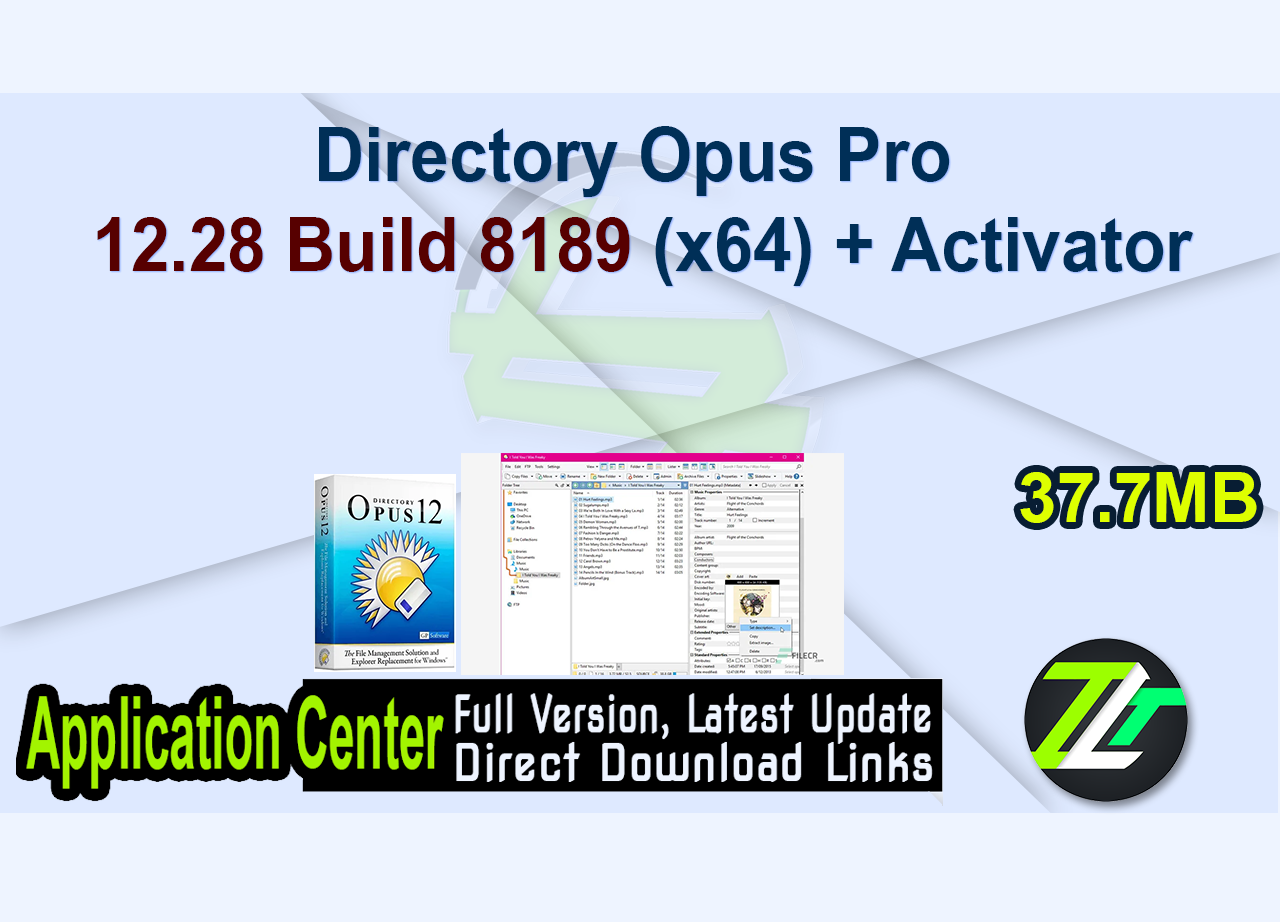 Directory Opus Pro 12.28 Build 8189 (x64) + Activator