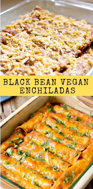 Black Bean Vegan Enchiladas