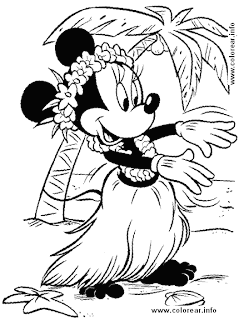 minie mouse coloring pages