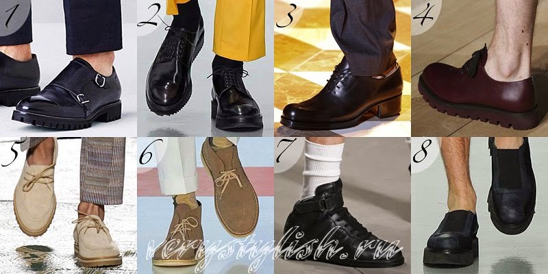 Spring 2015 Men's Boots And Shoes Fashion Trends