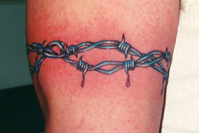 barbed wire tattoos Art